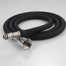 59 inch Kitchen Faucet Hose Replacement Nylon Black Extension Kit Assembly