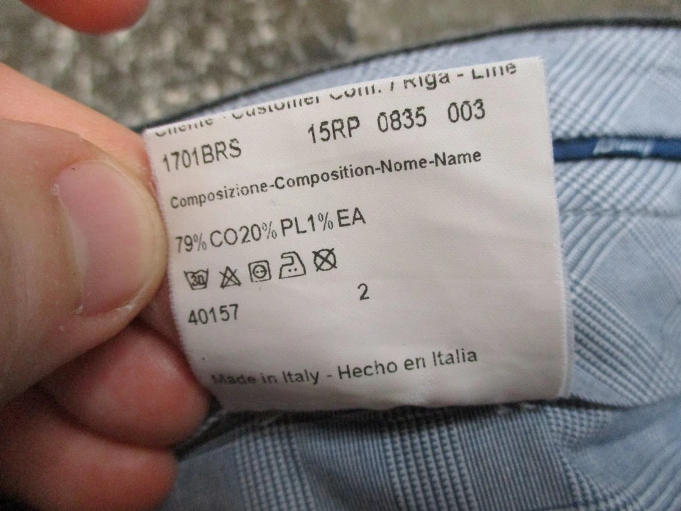 Brioni Jeans Mens 36 Black Marmolada Straight Leg Pants Italy Designer Luxury - Image 4 of 4