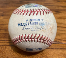 Willi Castro Twins Game Used DOUBLE Baseball 6/15/2025 vs Astros Dubin Hit #528