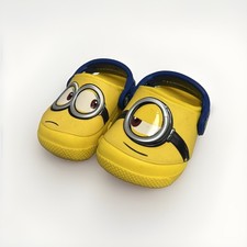 Crocs Minions Despicable Me Unisex Kids' Yellow Clog Slip-On Rubber Shoes C4