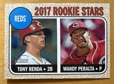 2017 Topps Heritage - Rookie Stars Tony Renda, Wandy Peralta #69 (RC)