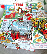 U PICK Choice SEQUIN CALENDARS hand sewn decorated 1979-1991 vintage