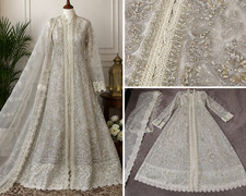 Pakistani Asian Nikkah Bridal Gown Dress – Luxury Embroidered Formal Wear