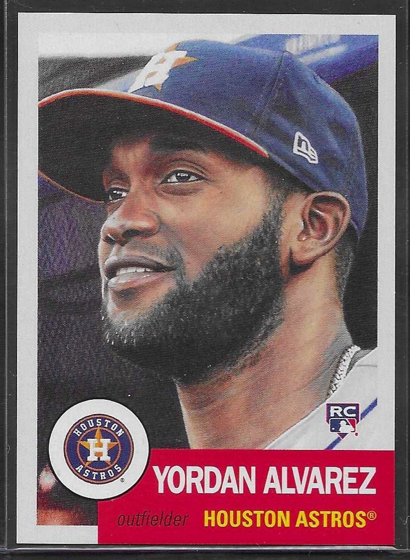 2020 TOPPS LIVING SET # 289 YORDAN ALVAREZ Rookie Houston Astros 6,510 Printed