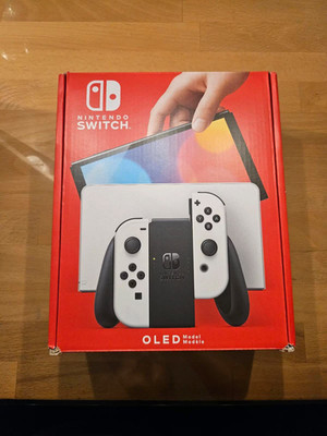 Nintendo Switch OLED-Modell HEG-001 64GB Handheld-Spielekonsole - Weiß