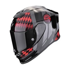 Casco integrale Scorpion FC Bayern EXO-R1 Evo Air nero-rosso
