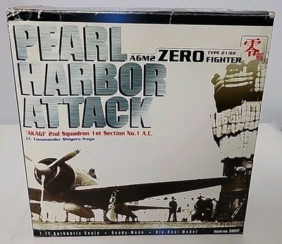Dragon Wings Pearl Harbor Attack A6M2 Zero Type 21/22 Akagi Fighter 1/72 Diecast