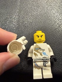 LEGO Zane DX White Ninja Dragon Suit Minifigure Ninjago 2260 2171