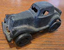 Vintage Cast Iron Toy Car JM 316 by Iron Art Company Cast Iron