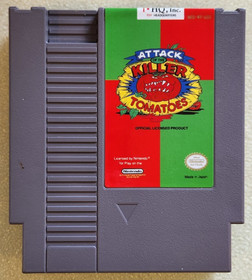 Attack of The Killer Tomatoes (Nintendo NES, 1991) - Complete CIB - Rare Tested