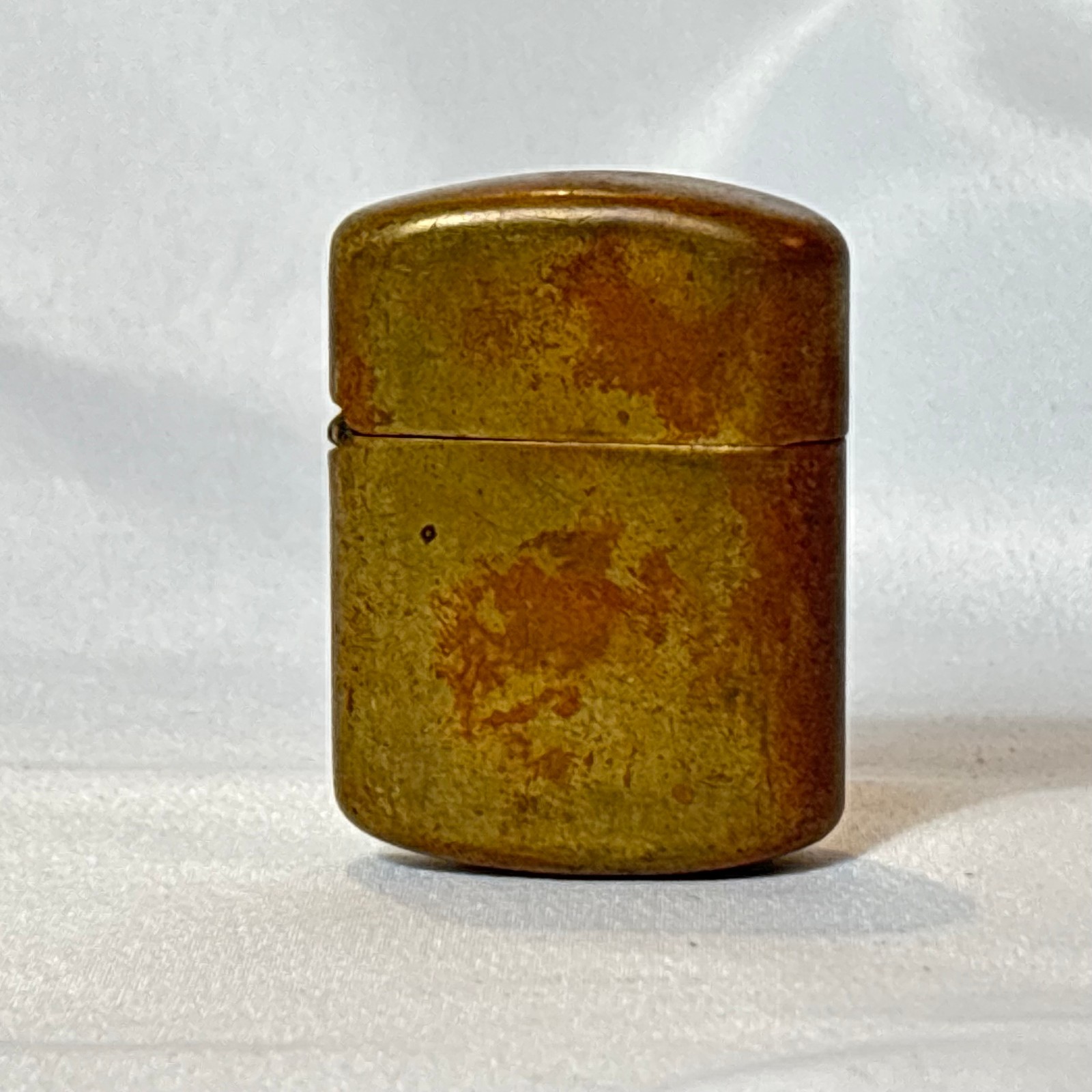 Brass Hinged Lid Made In Mexico Untested