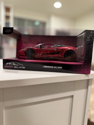 Jada Pink Slips Lamborghini Gallardo Diecast Car Model Red/Black Unopened Box