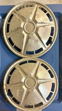 Vintage 1969 Toyota Corona 12 Wheel Cover Set Of 2 Hubcaps Vintage 1969 Toyota Corona 12 Wheel Cover Set Of 2 Hubcaps