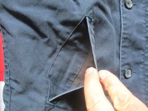 Vintage Carhartt US NAVY blue N1 N3 Sherpa DECK sheffield JACKE COAT medium - Bild 9 von 24