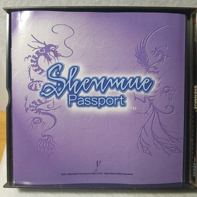 Sega Dreamcast disc for the title Shenmue Passport. With MANUAL. NO OTHER DISCS*
