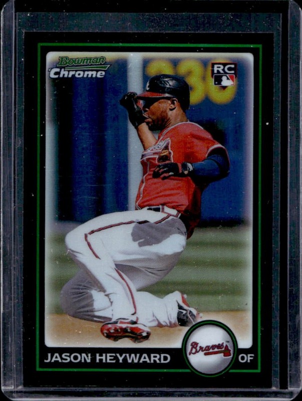 2010 Bowman Chrome Jason Heyward RC Refractor Rookie #190 Braves