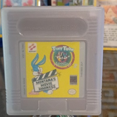 Tiny Toon Adventures 2: Montana's Movie Madness Gameboy Game Tested+Case MINT!!