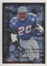 1996 Fleer Ultra Sensations Creative Chaos Curtis Martin Brett Favre #2 HOF g1e
