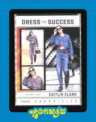 2025 Panini - Caitlin Clark Chronicled Dress For Success- Card No. 65 FEVER