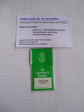 N&auml;hnadeln Lammertz 332 LG  St&auml;rke 180 Nadeln Needels