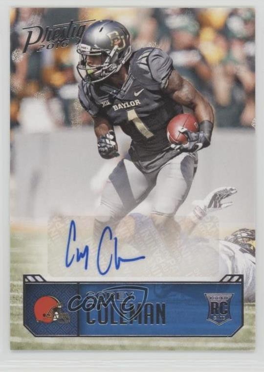 2016 Panini Prestige Rookie Signatures Corey Coleman #CCO Auto RC 0af