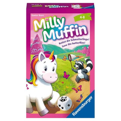 Ravensburger , Milly Muffin, 20670, kooperatives Einhorn Kinderspiel ab 4 Jahren