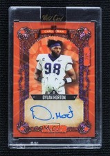 2023 Wild 5 Card Draw Sparkles Foil - Orange 2/5 Dylan Horton Rookie Auto RC p8v. rookie card picture