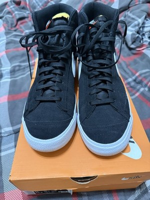 Nike Blazer '77 Suede Mid Black White Size 11