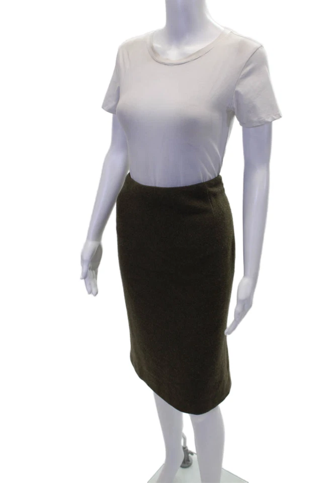 Ralph Lauren коллекции женщин стороны молнии колена карандаш юбка зеленый размер 10 - Изображение 2 из 4