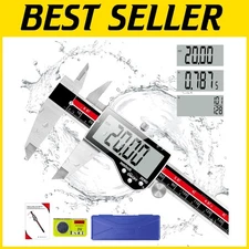 Durable Electronic Caliper with Extra-Large LCD Screen for Accurate Measurements