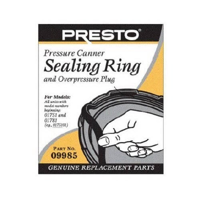 #ad Presto 09985 Pressure Canner Sealing Ring and Overpressure Plug $6.19