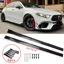 78.7" Carbon Optik Sideskirts Seitenschweller für A Klasse A35 W177 AMG Line