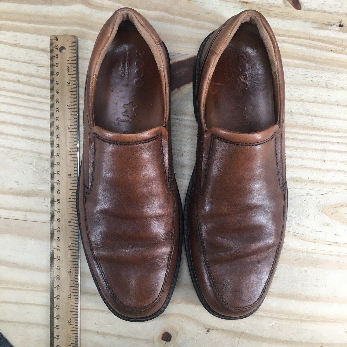 ECCO Shoes Mens 8 Holton Casual Slip On Apron Toe Loafers  display picture 3