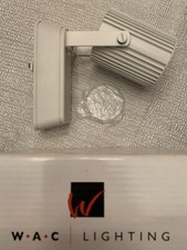 3 WAC Track Lights Boxed With End Connector. White. New In Boxes.