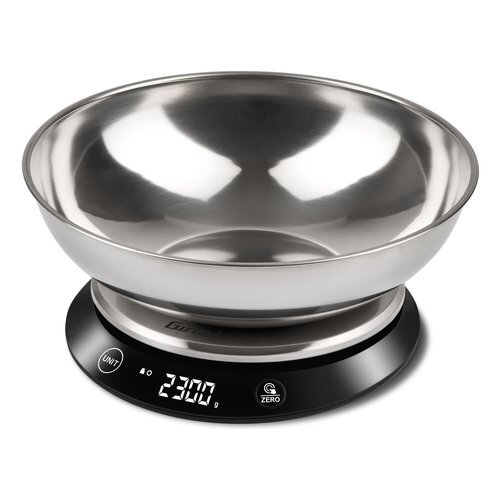 Girmi PS8400 Bilancia da Cucina 5kg con Ciotola Inox | Antigraffio