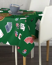Casino Night Signature Tablecloth Assorted Sizes