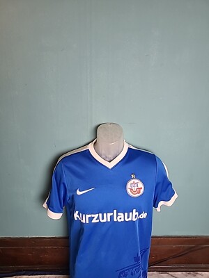 Nike FC Hansa Rostock Masita Soccer Jersey Bundes Liga Shirt Men's Size Small S 