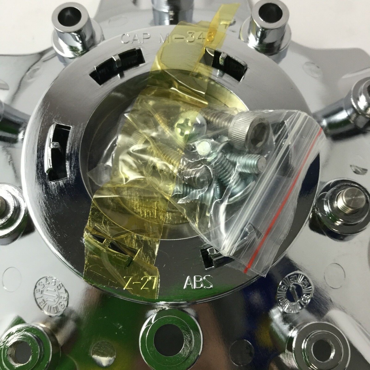 Zinik Z27 Sofin Wheel Center Hub Cap Chrome Z-27 CAP M-346 6