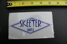 Skeeter Built Surfboards Clear Blue Classic Surf V21b Vintage Surfing STICKER