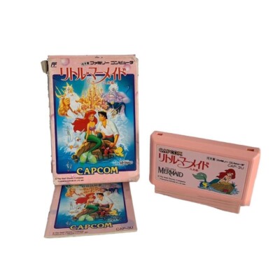 THE LITTLE MARMAID FC Famicom NTSC-J Japan Disney Capcom Action