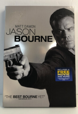  Jason Bourne Movie New Sealed Matt Damon (DVD, 2016)