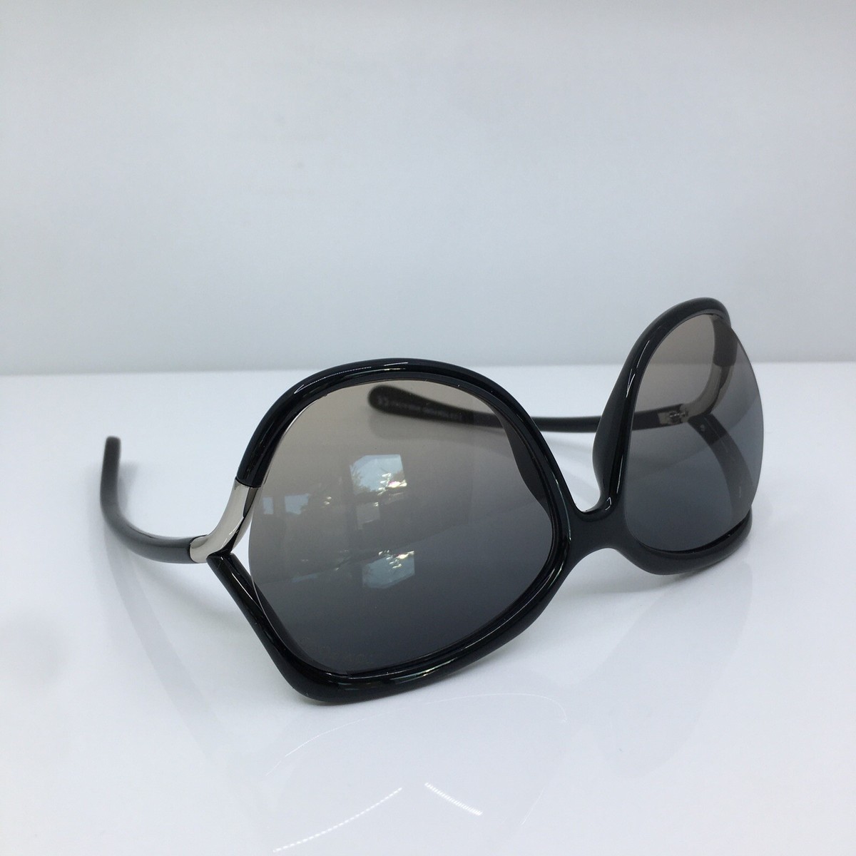 New Tom Ford TF 578 Anouk-02 Sunglasses C. 01B Shiny Black w  display picture 1