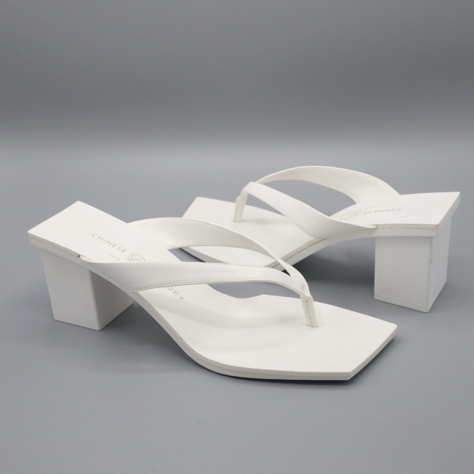 Chinese Laundry Marna Sandals Women White Cubism Modern Boho Chic Classic Brunch