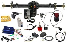 30" 40" Electric Differential 72V1500W Motor Rear Axle Kit ATV Go kart Golf Cart