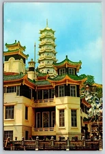 Postcard China Hong Kong Tiger Pagoda in Tiger Balm 34L