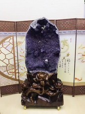 Large 1023LB A+ Natural Amethyst Crystal Cathedral Geode quartz Cluster Mineral