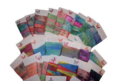 10 yards Recycled Sari Silk Ribbon Yarn 10 colors