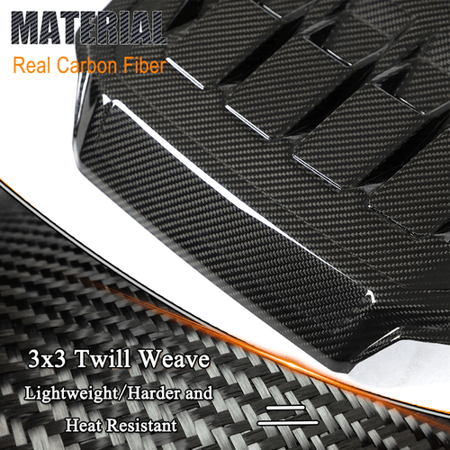 Für VW Golf 8 MK8 GTI 2021-2023 DRY Carbon Motorabdeckung Abdeckung Engine Cover - Bild 8 von 12