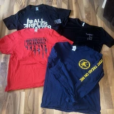 Lot of 4 Don’t Tread On Me TShirts Guns 2nd Amendment L & XL FREE SHIPPING