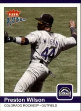 2004 Fleer Platinum Baseball Card Pick